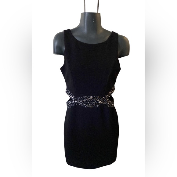 lulumari dress with waist cutouts and rhinestones-small - Picture 9 of 9